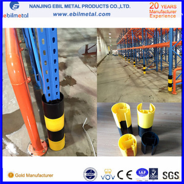 Protetor vertical de plástico popular / protetor de coluna para rack de armazenamento